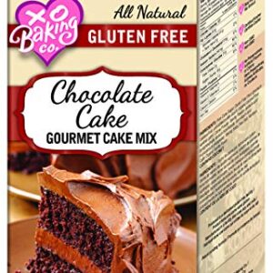 XO Baking Co. Chocolate Cake Mix - Flavorful Non-GMO Certified Chocolate Cake Baking Mix - No Preservatives or Artificial Flavors (1 Pack)