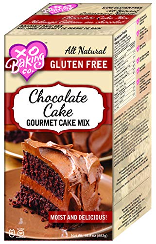 XO Baking Co. Chocolate Cake Mix - Flavorful Non-GMO Certified Chocolate Cake Baking Mix - No Preservatives or Artificial Flavors (1 Pack)