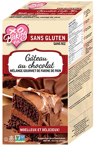 XO Baking Co. Chocolate Cake Mix - Flavorful Non-GMO Certified Chocolate Cake Baking Mix - No Preservatives or Artificial Flavors (1 Pack)