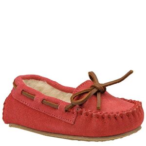 Minnetonka Cassie Slippers for Kids Hot Pink 4 M