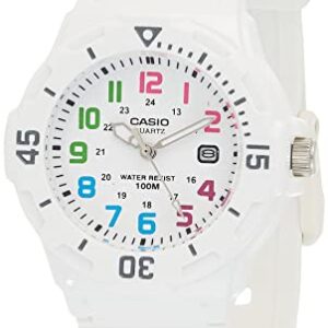 Casio LRW200H-7B Women's Dive Surf Series Sports White Dial White Strap Date Watch