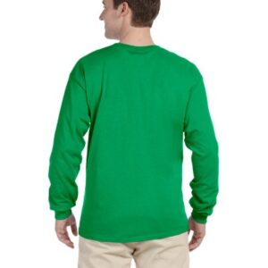 Fruit of the Loom Adult 5 oz. HD Cotton™ Long-Sleeve T-Shirt XL KELLY