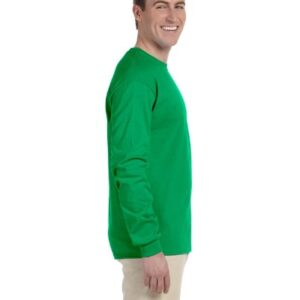 Fruit of the Loom Adult 5 oz. HD Cotton™ Long-Sleeve T-Shirt XL KELLY