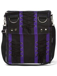 purple corset bag purse vamp rockabilly punk deathrock anime cosplay