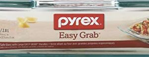 Pyrex Easy Grab 3-Quart Oblong Glass Bakeware Dish