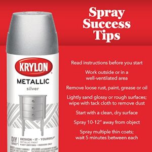 Krylon K02204 BRILLIANT SPRAY PAINT METALLIC BRASS, 11 Ounce (Pack of 1), 12 Fl Oz