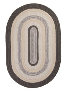 brooklyn braided rug, 4x6, slate