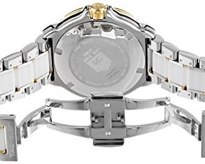 TAG Heuer Women's WAH1221.BB0865 Formula 1 Two-Tone Bracelet Watch with White Ceramic and Diamonds