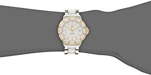 TAG Heuer Women's WAH1221.BB0865 Formula 1 Two-Tone Bracelet Watch with White Ceramic and Diamonds