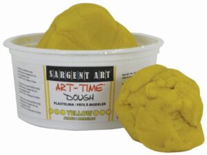 sargent art 85-3102 1-pound art-time dough, yellow