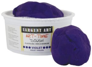 sargent art 85-3142 1-pound art-time dough, violet