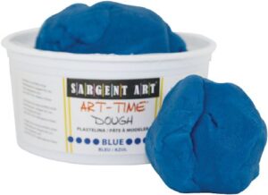 sargent art 85-3150 1-pound art-time dough, blue