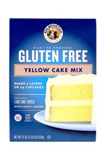 king arthur yellow cake mix - case of 2 - 22 oz.