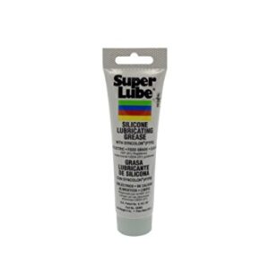 Super Lube 92003 Silicone Lubricating Grease with PTFE, 3 oz Tube, Translucent White