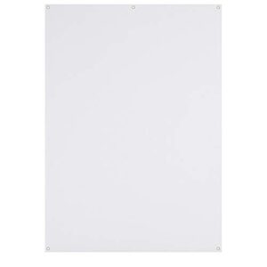 westcott x-drop wrinkle-resistant 5' x 7' (1.52 x 2.13m) backdrop for headshots, photoshoots & product photos - portable and travel friendly (high key white)