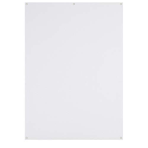 Westcott X-Drop Wrinkle-Resistant 5' x 7' (1.52 x 2.13m) Backdrop for Headshots, Photoshoots & Product Photos - Portable and Travel Friendly (High Key White)