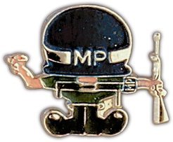 us army military police lapel pin