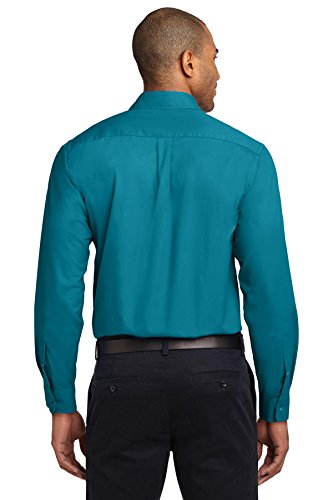 Port Authority Long Sleeve Easy Care Shirt L Teal Green