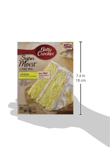 Betty Crocker Delights Super Moist Lemon Cake Mix, 15.25 oz.