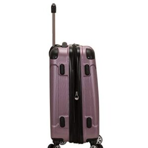 Rockland London Hardside Spinner Wheel Luggage, Pink, 3-Piece Set (20/24/28)