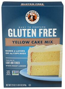 king arthur, mix cake yellow gluten free, 22 ounce