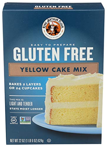 King Arthur, Mix Cake Yellow Gluten Free, 22 Ounce