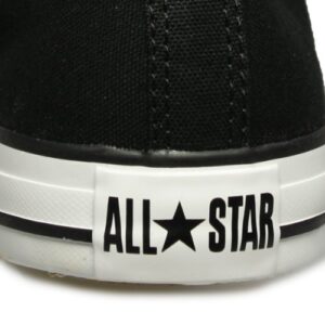 Converse Chuck Taylor All Star Canvas High Top,Black/White, 9 Women/7 Men