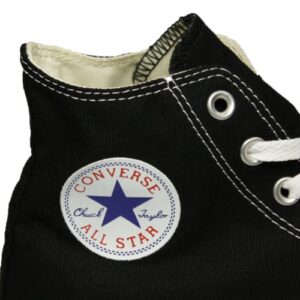 Converse Chuck Taylor All Star Canvas High Top,Black/White, 9 Women/7 Men