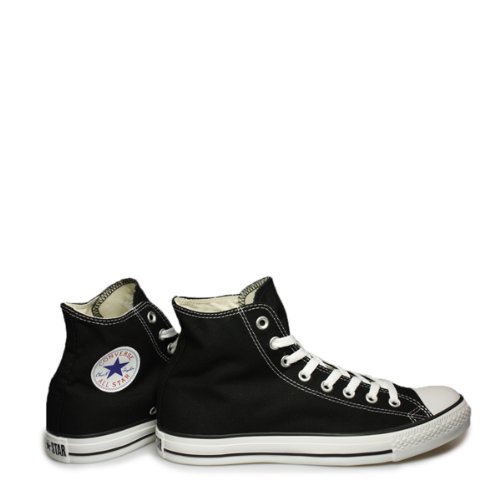 Converse Chuck Taylor All Star Canvas High Top,Black/White, 9 Women/7 Men