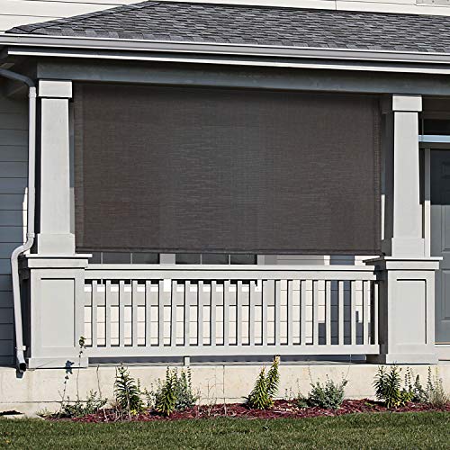 Keystone Fabrics E70.108.60 Premium Outdoor Sun Shade, 10' Wide x 8' Drop, Kona