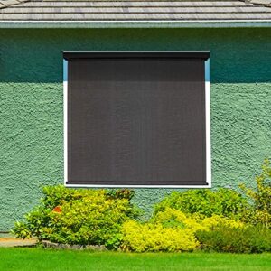 Keystone Fabrics E70.108.60 Premium Outdoor Sun Shade, 10' Wide x 8' Drop, Kona