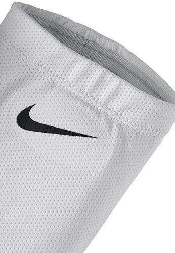 Nike Unisex's Guard Lock Elite Soccer Sleeves, White/Black/Black, XS