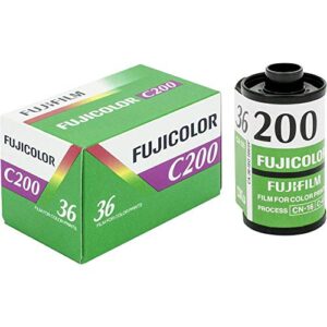 fujifilm fujicolor 200 color negative film (35mm roll film, 36 exposures)(pack of 1)