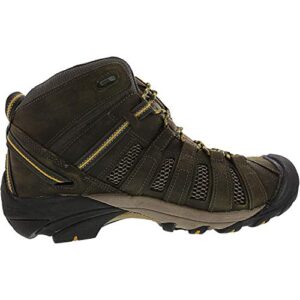 KEEN Men's Voyageur Mid Hiking Boot,Raven/Tawny Olive,15 M US