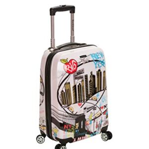 Rockland Departure Hardside Spinner Wheel Luggage Set, New York, 2-Piece (20/28)