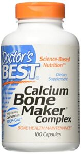 doctors best calcium bone maker complex, 180 caps