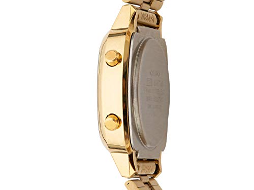 Casio Women's LA670WGA-9 Gold Stainless-Steel Quartz Watch with Digital Dial