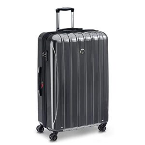 DELSEY Paris Helium Aero Hardside Expandable Luggage with Spinner Wheels, Titanium, Checked-Large 29 Inch