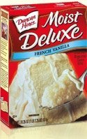 duncan hines signature french vanilla cake mix, 16.5-ounce boxes (pack of 3)