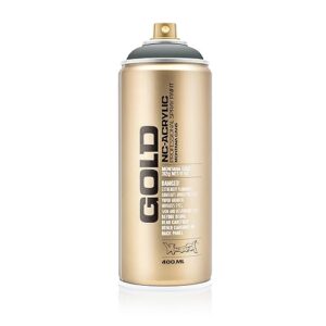 montana cans gold spray paint, 400ml, gravel