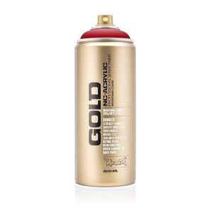 montana cans gold spray paint, 400ml, shock kent blood red, mxg-s3020
