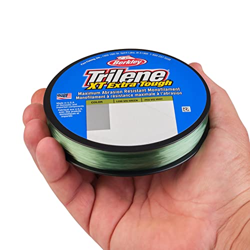 Berkley Trilene® XT®, Low-Vis Green, 14lb | 6.3kg, 300yd | 274m Monofilament Fishing Line, Suitable for Saltwater and Freshwater Environments