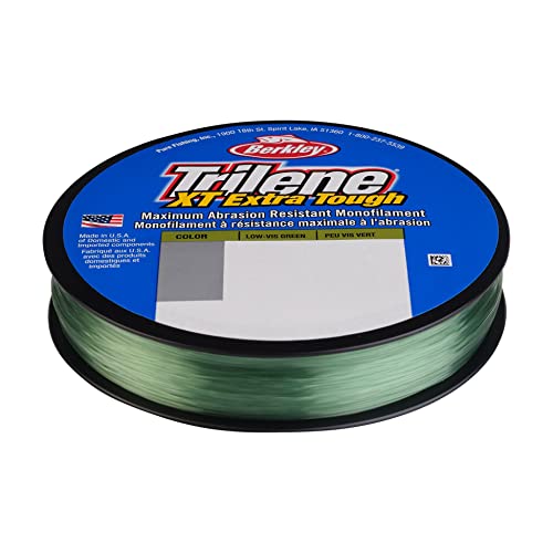 Berkley Trilene® XT®, Low-Vis Green, 14lb | 6.3kg, 300yd | 274m Monofilament Fishing Line, Suitable for Saltwater and Freshwater Environments