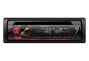 pioneer single din in-dash cd/cd-r/rw, mp3/wma/wav am/fm front usb/auxiliary input mixtrax and arc support car stereo receiver detachable face plate
