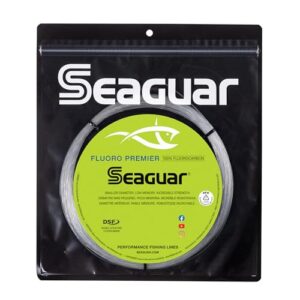 Seaguar Fluoro Premier 100% Fluorocarbon Fishing Line DSF, 200lbs, 50yds Break Strength/Length - 200FPC50