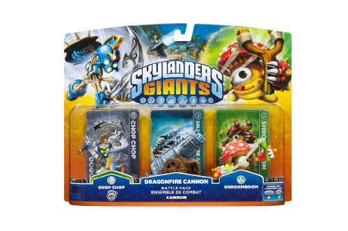 Skylanders Giants Battlepack #1 - Chop Chop - Dragonfire Cannon - Shroomboom