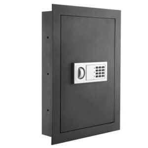 paragon lock & safe - 7725 superior wall safe 7725 flat electronic wall safe for jewelry security -