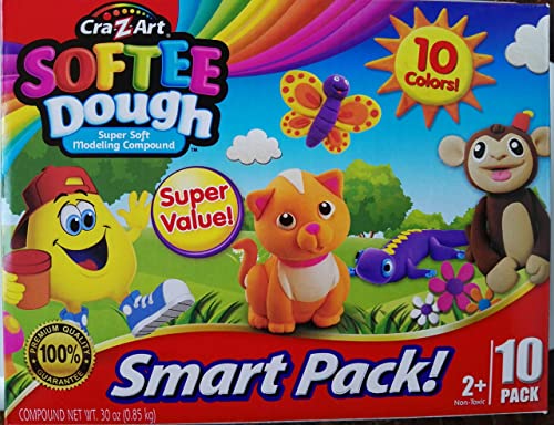 Cra-Z-Art Softee Dough, 10 Pack (13565)