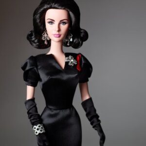 Barbie Classic Violet Eyes Elizabeth Taylor 12 inch Doll by Mattel Toys