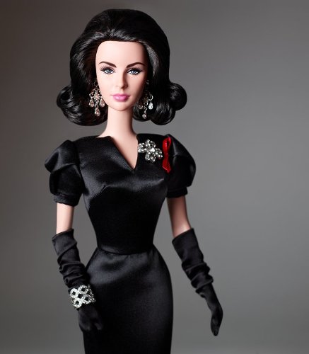 Barbie Classic Violet Eyes Elizabeth Taylor 12 inch Doll by Mattel Toys
